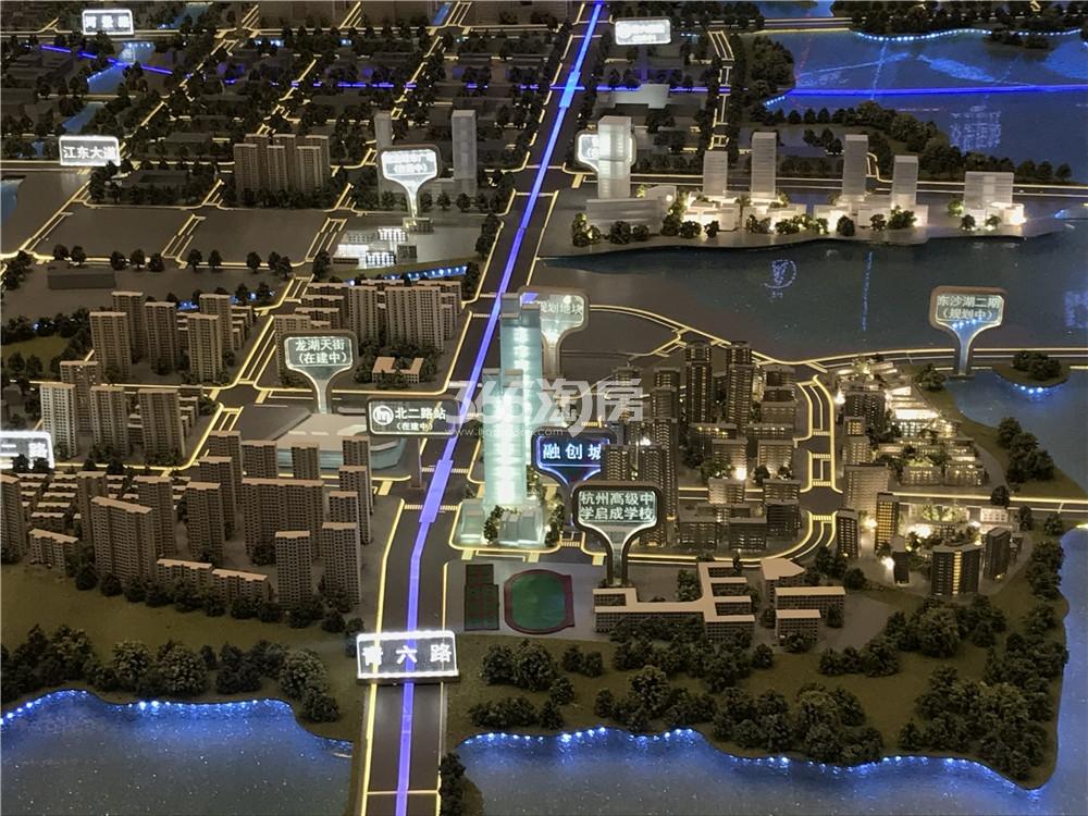 2020年1月融智创城售楼处沙盘图