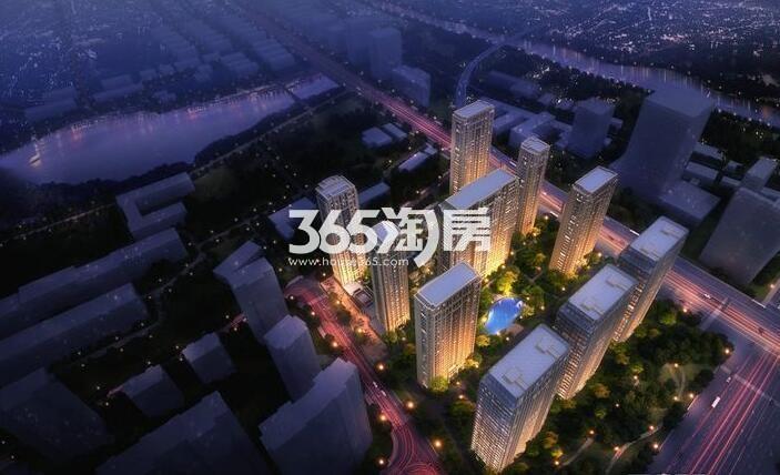 滨江华家池夜景效果图