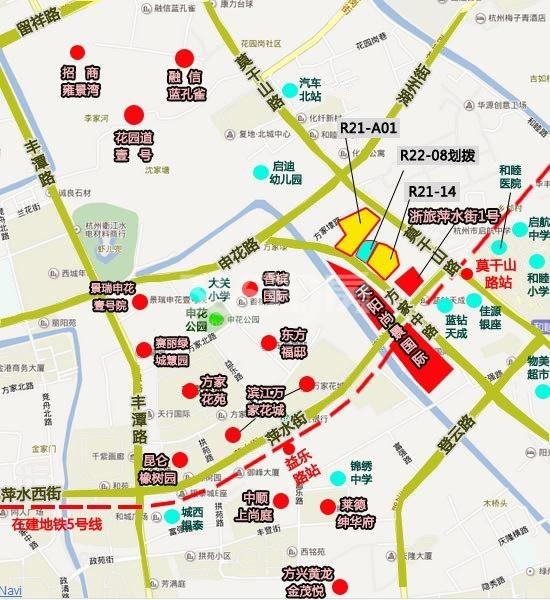 九龙仓珑玺地块所在区位
