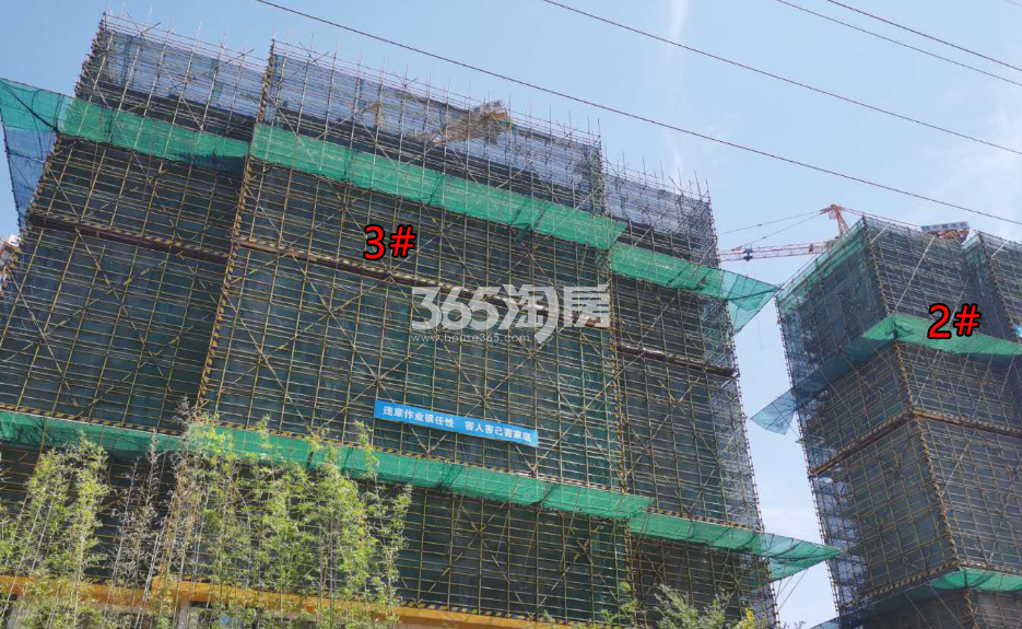 雅棠轩2019年6月初2、3#施工实景图