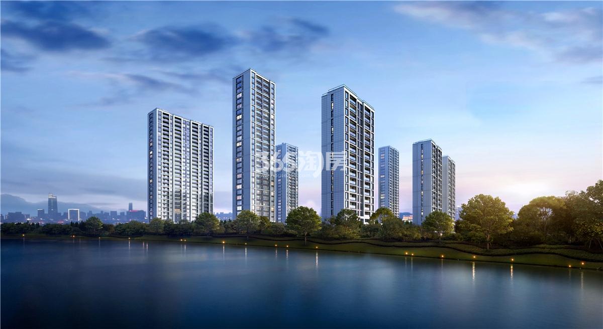 联发溪语宸庐水景效果图