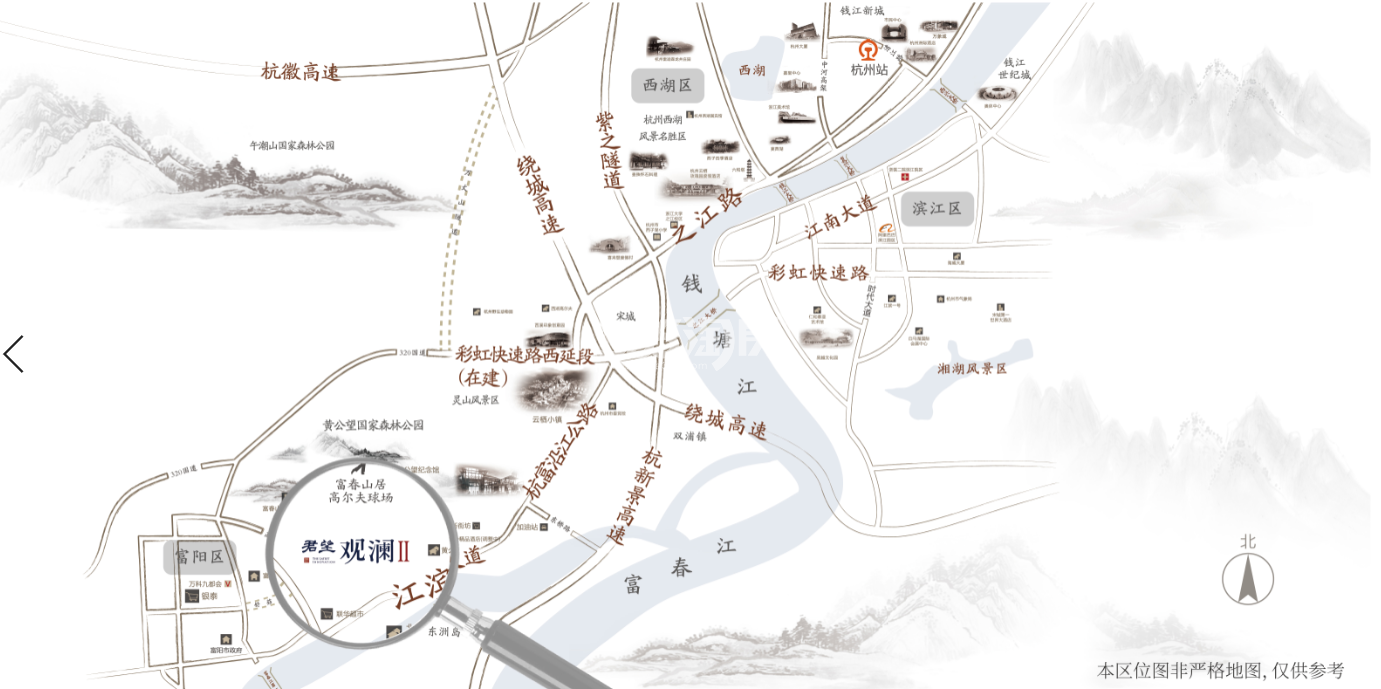 君望花苑交通图