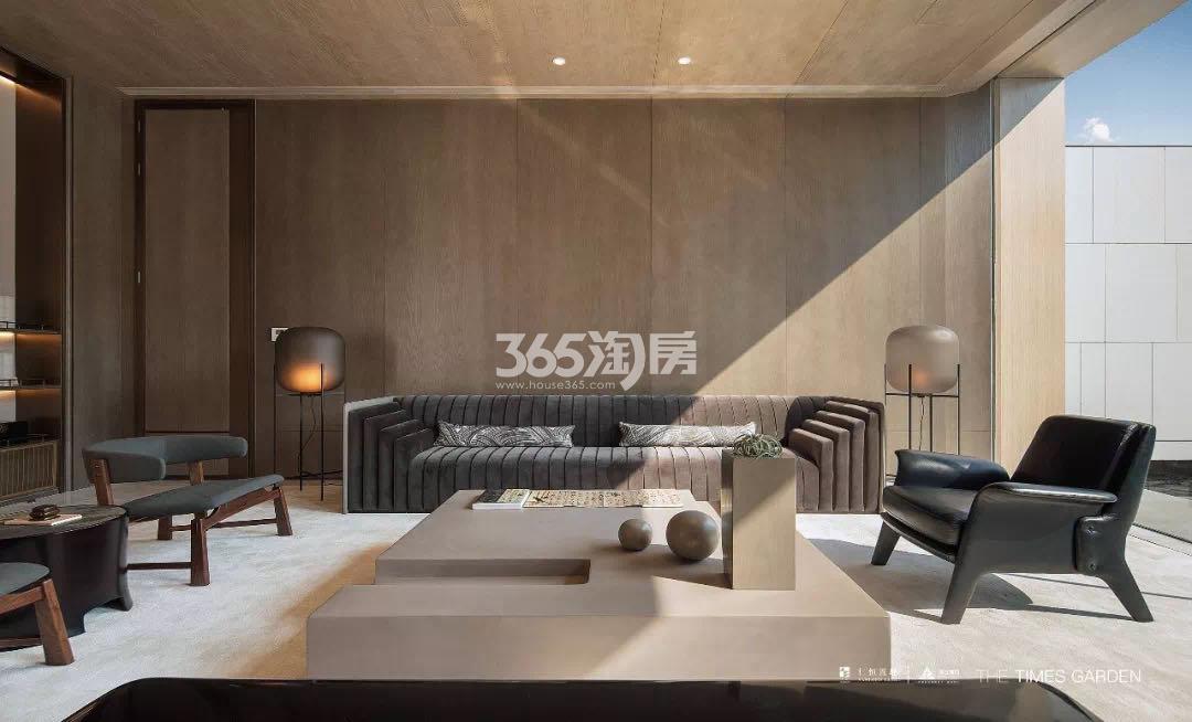 2020年2月仁恒滨江园售楼处实景图
