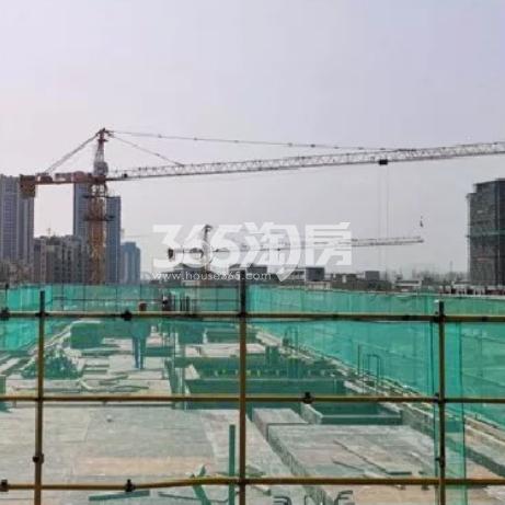 2019年4月西房江南宸庐5号楼施工现场