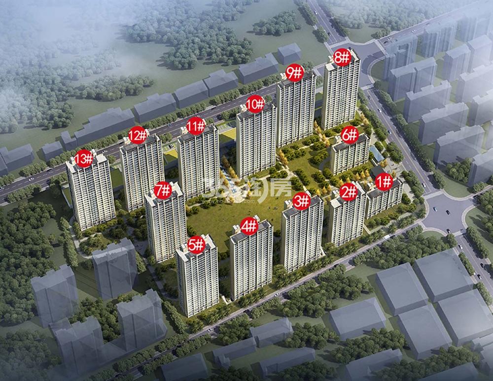 丽光城楼幢分布图