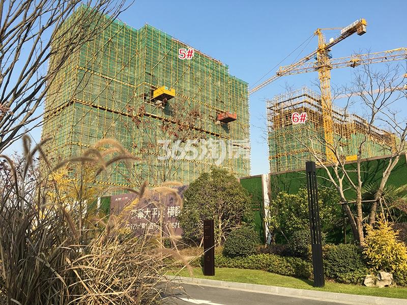 中南樾府项目5、6号楼施工进程（2017.12）
