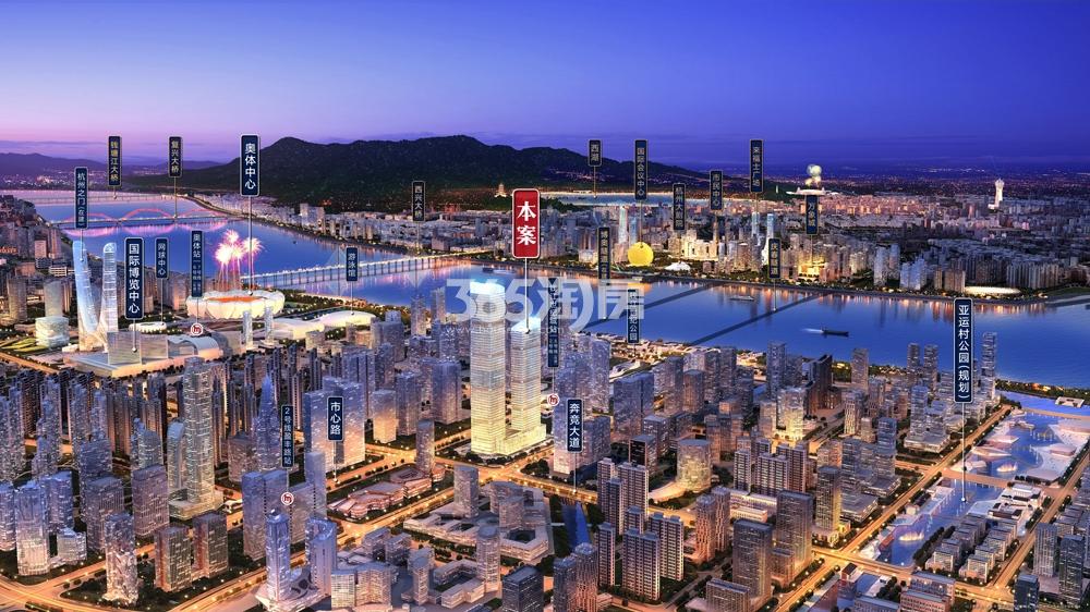山水时代区域鸟瞰图