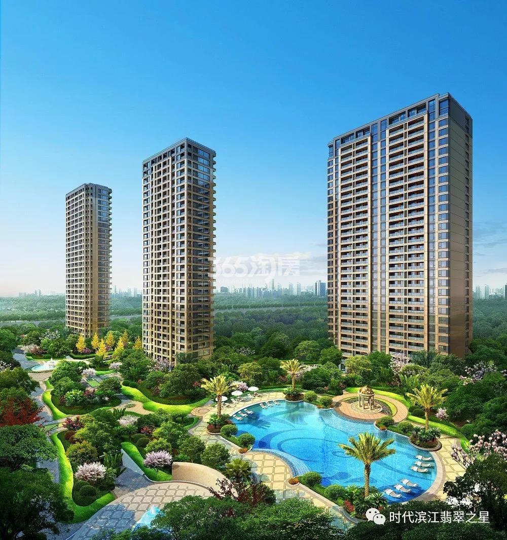时代滨江翡翠之星效果图