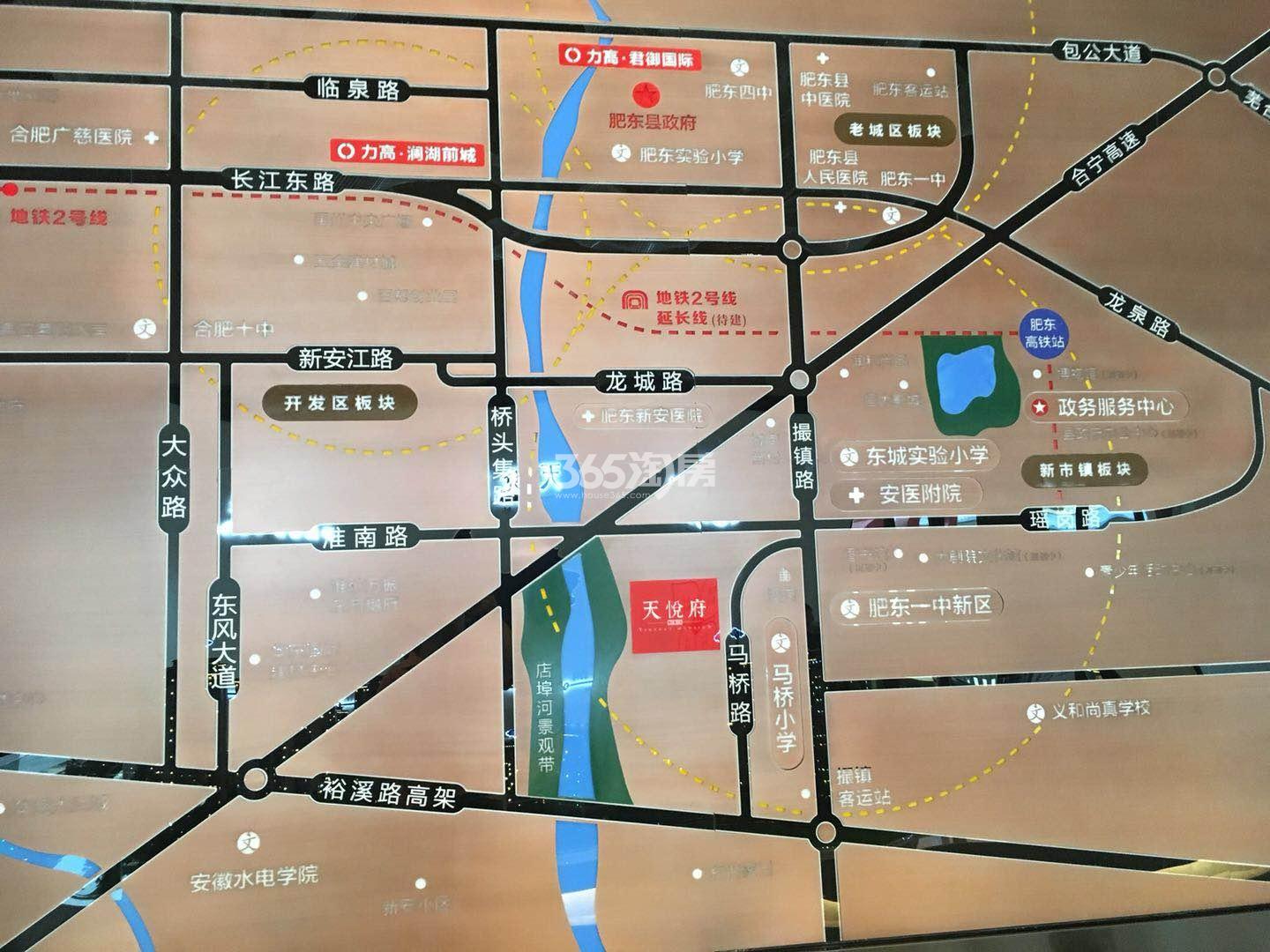 力高前城天悦府区位图（2018.9.4）