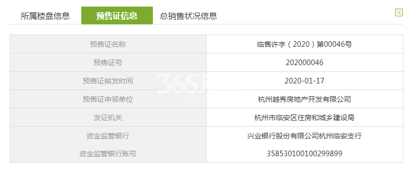 星悦城72#预售证信息