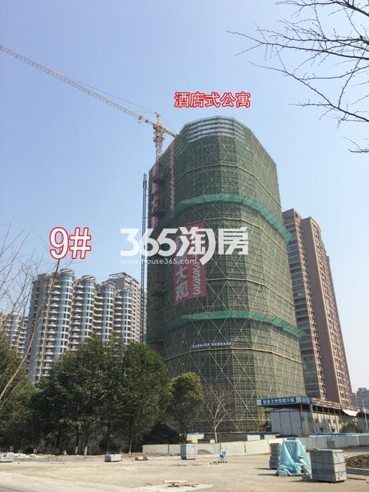 2016年2月钱塘大观项目实景--9号楼及商业