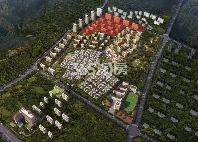 中天珺府三期君梓苑位置示意图（红色部分）