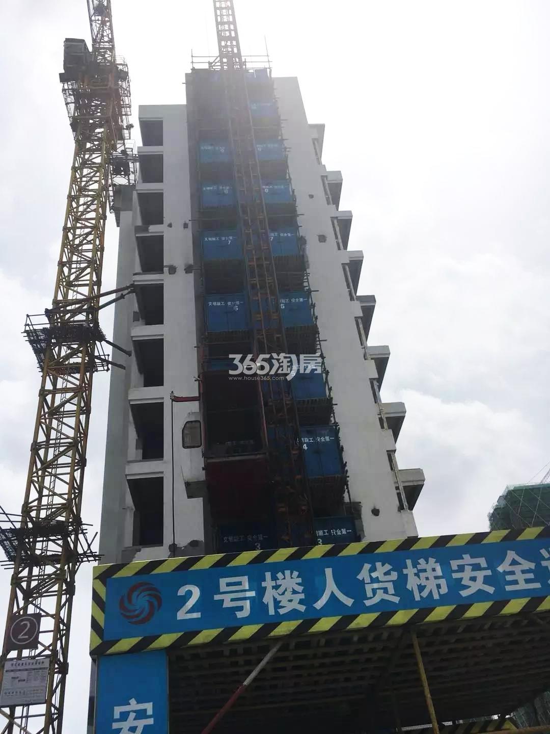 2018年7月中旬祥生群贤府6号楼实景