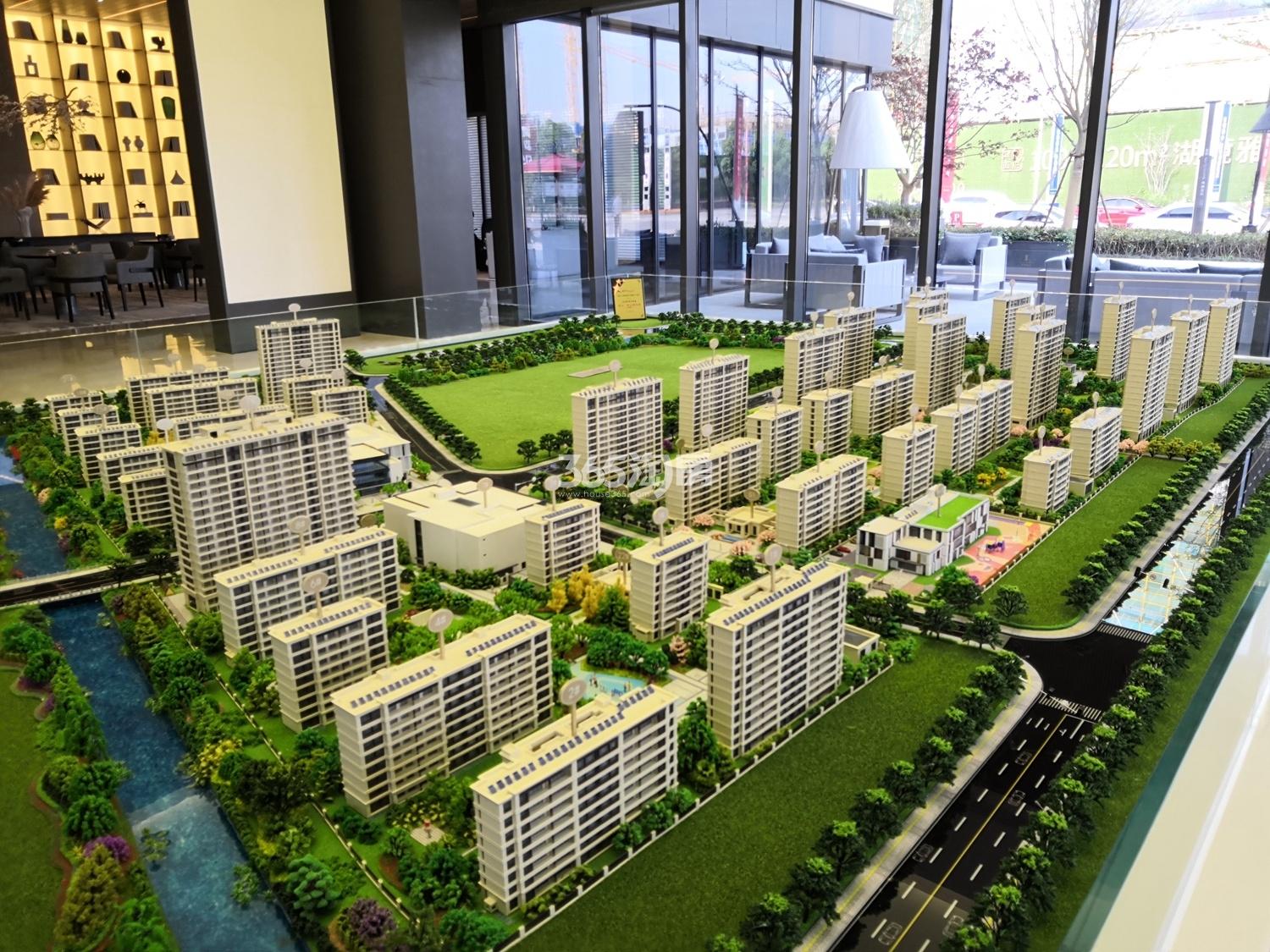 绿城象屿观澜逸品12、13号地块沙盘全景