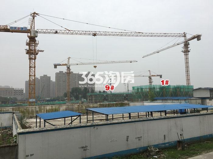 2016年5月万科杭宸项目施工实景---1、9号楼