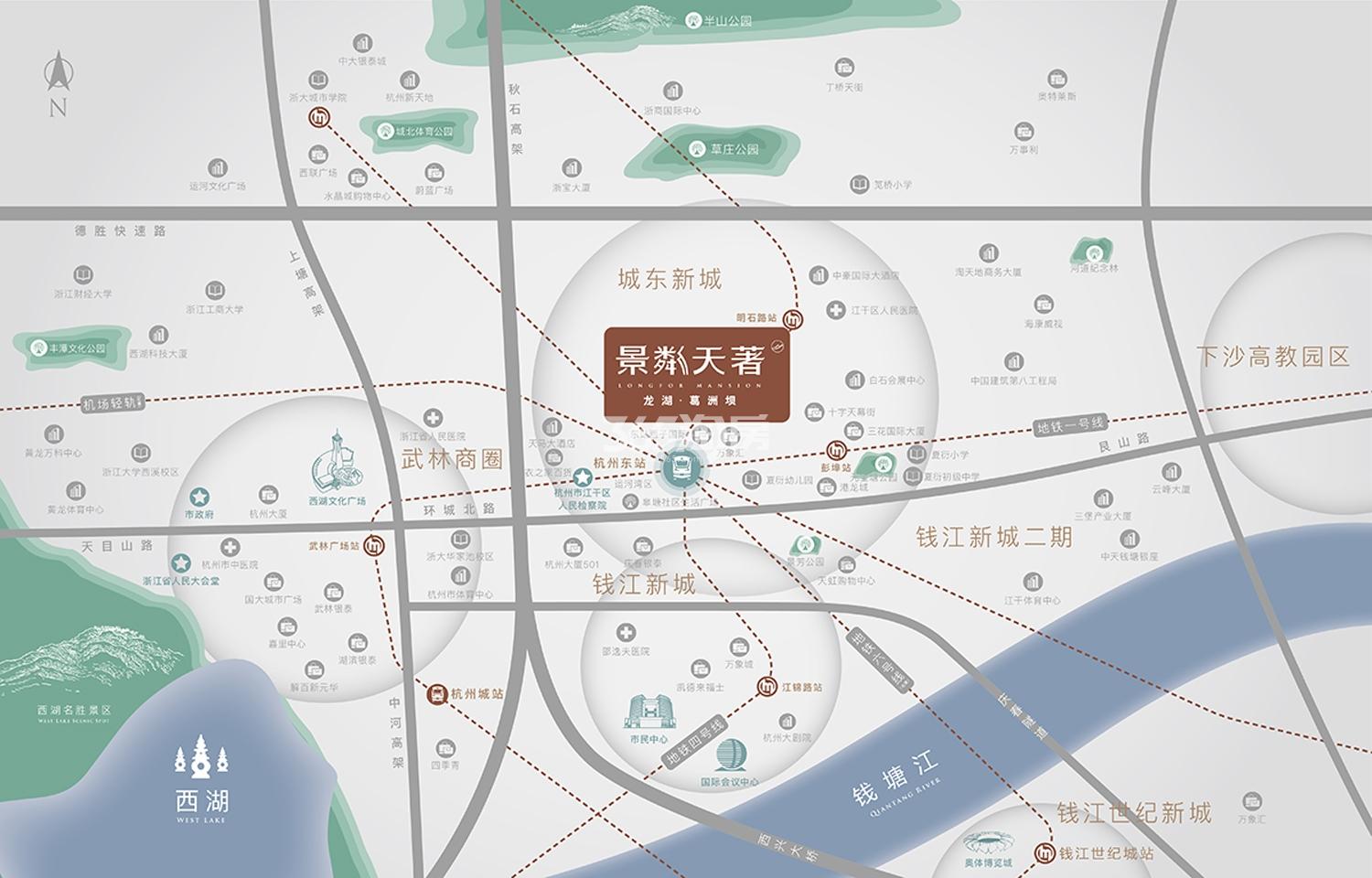 皓玉府交通图