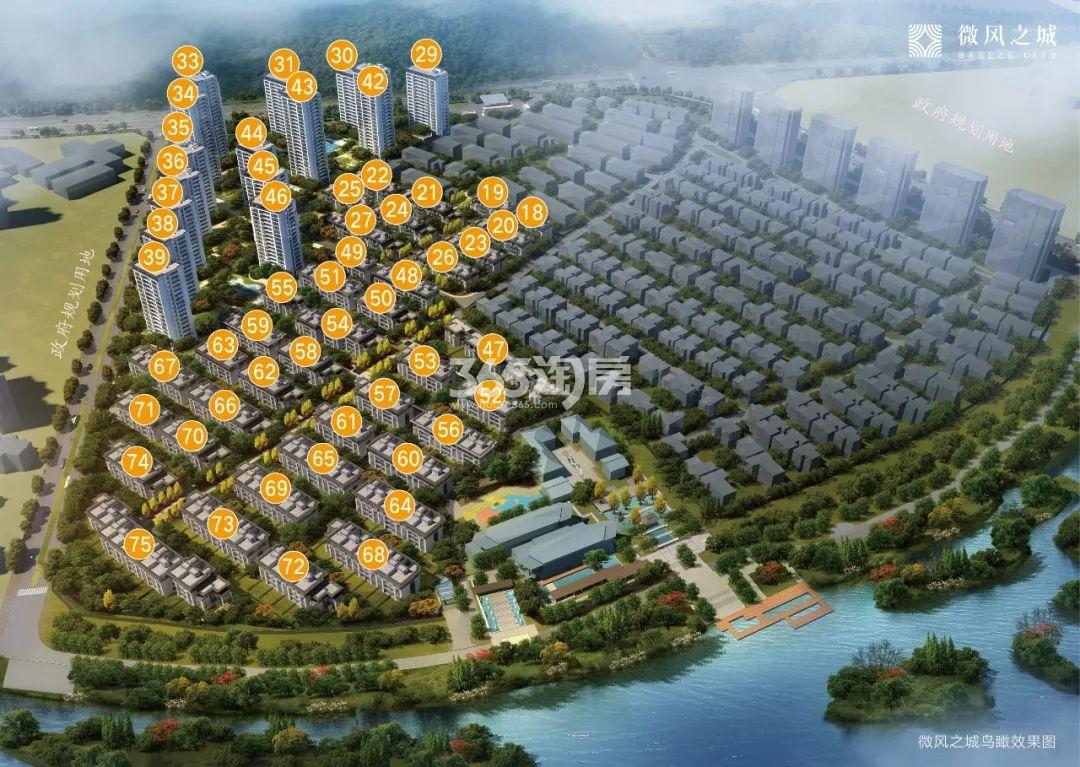 融创微风之城鸟瞰图