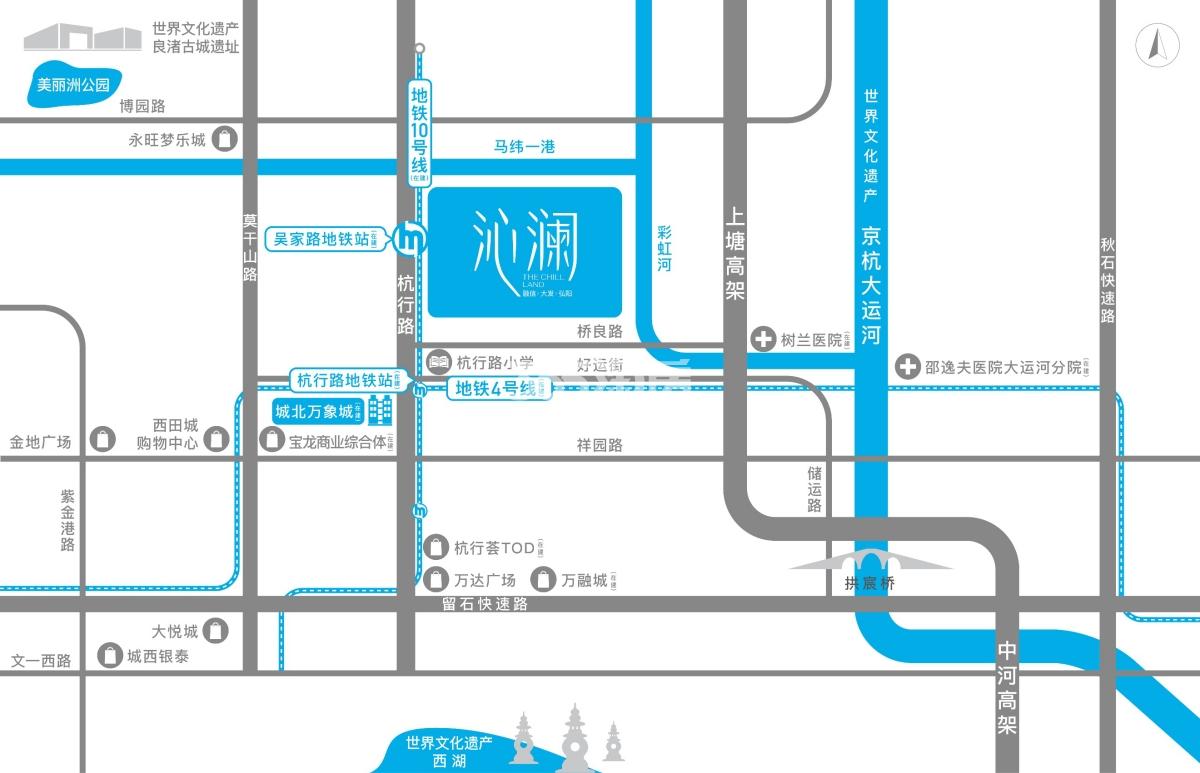 融信大发弘阳沁澜交通图