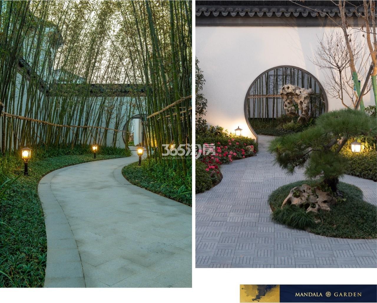 绿城曼陀花园示范区实景图（2019.12）