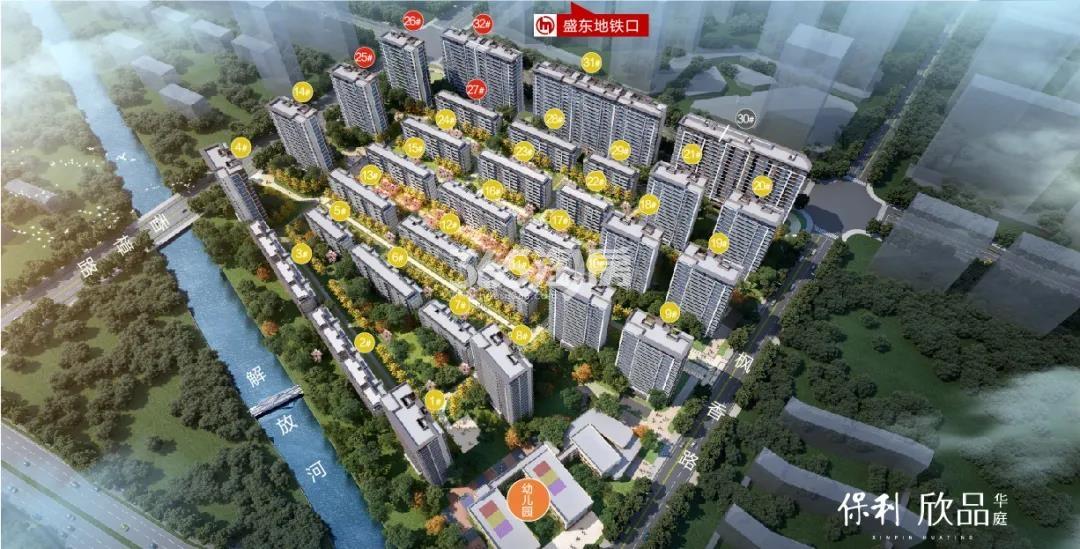 欣品华庭鸟瞰图