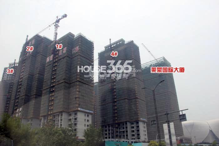 2015年6月莱蒙水榭春天项目实景--1-4号楼及商业
