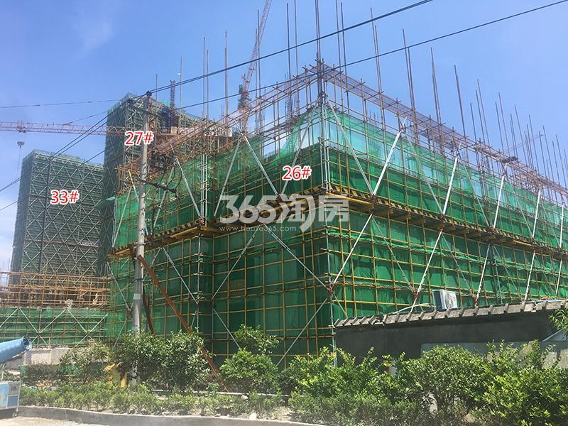 景瑞阳光城法兰公园26、27、33号楼施工进程（2018.7）