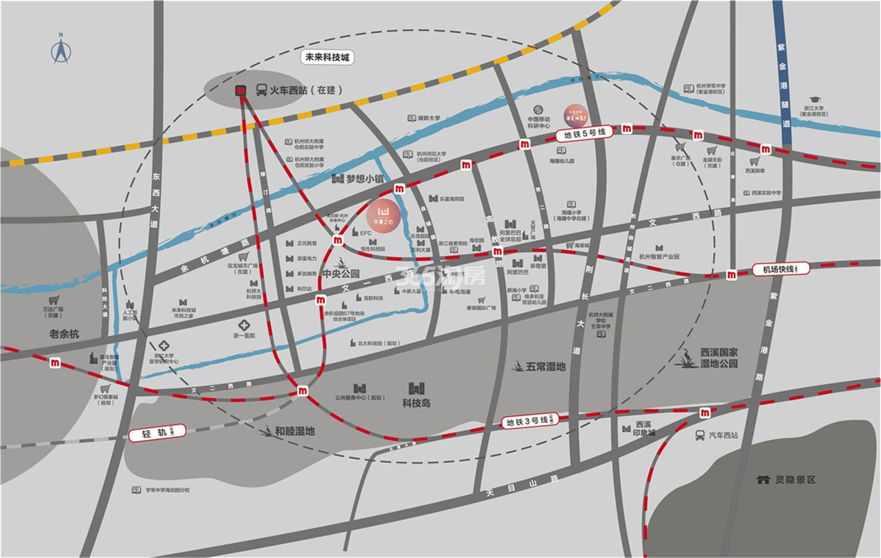 时代天元城区位图