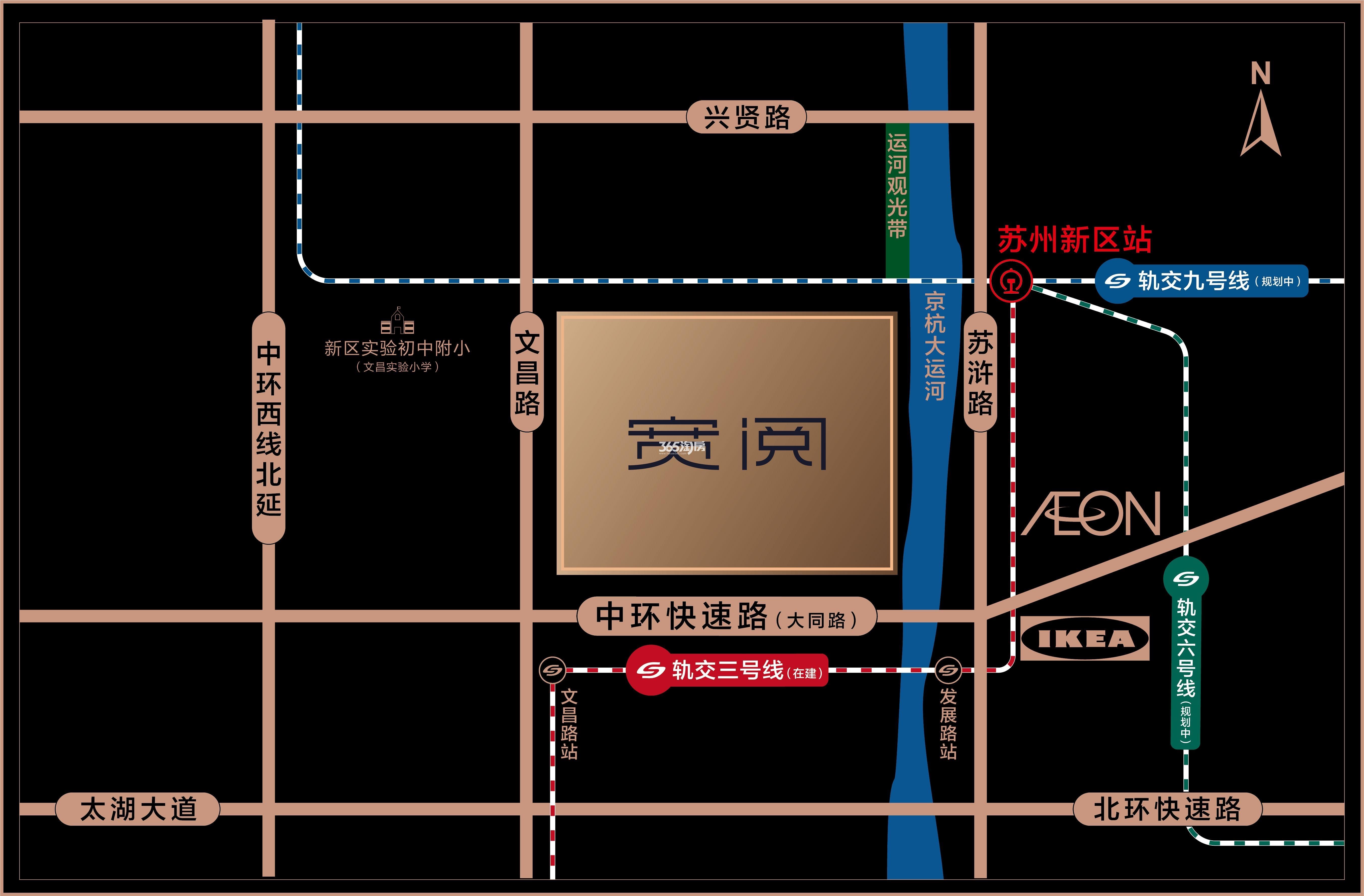 旭辉·宽阅雅苑交通图