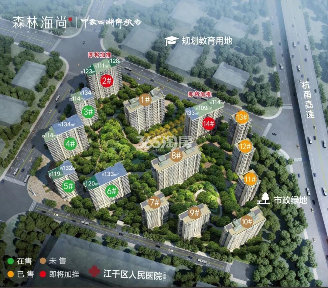 三湘印象森林海尚鸟瞰图