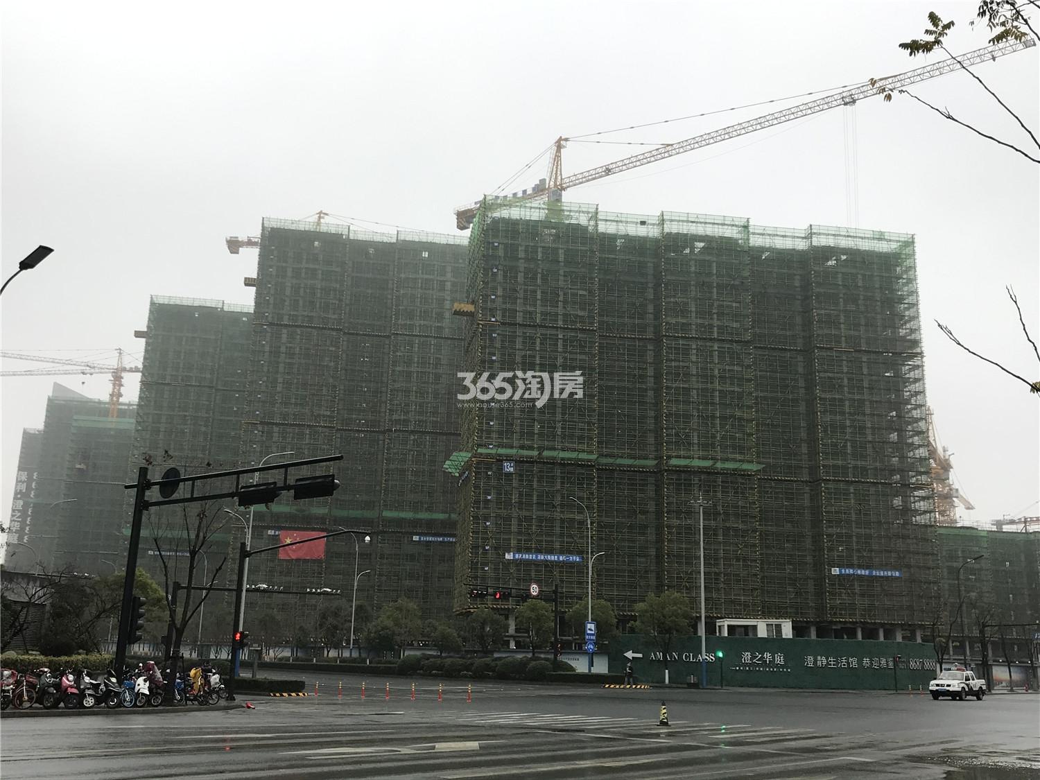 保利澄品1月建设进度