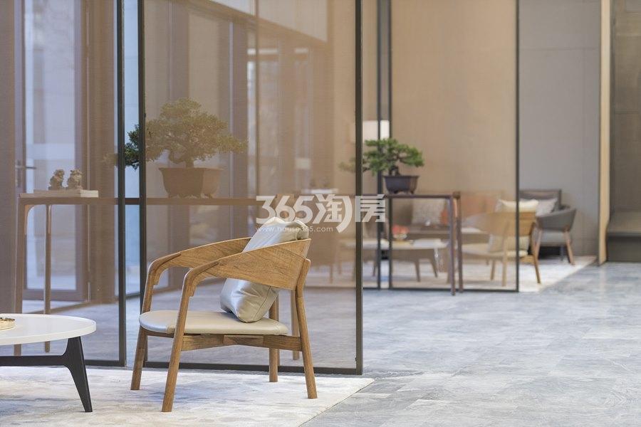 君望花苑售楼处接待处实景图 2018年1月摄