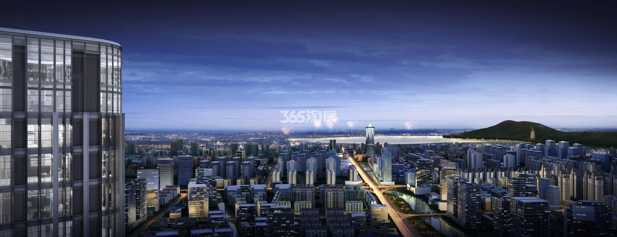中国铁建国际汇小鸟瞰图