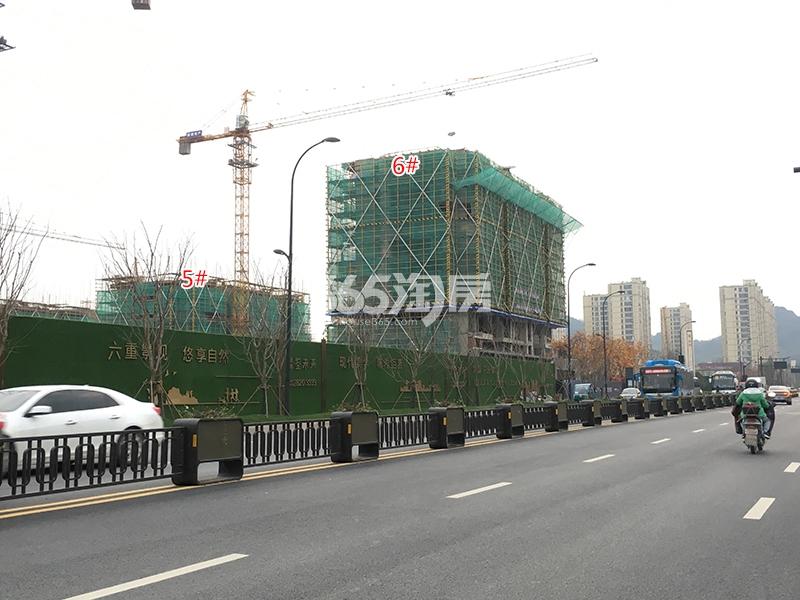 镜鉴未来府5、6号楼施工进程图（2019.1）