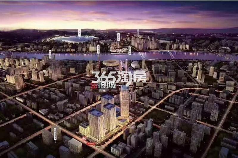 英冠乐创城鸟瞰图