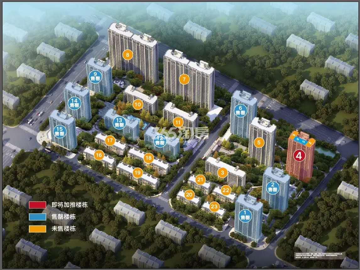 中天卓越风荷锦庭楼栋在售情况（2019.7.2）