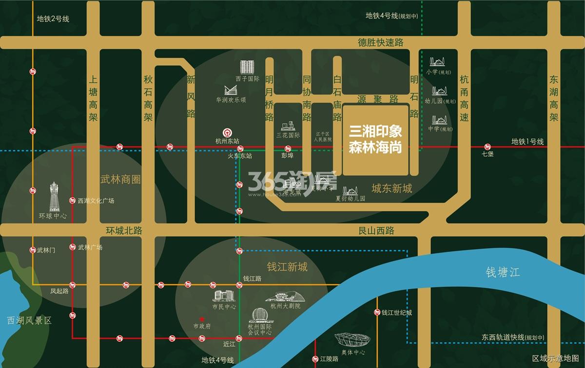 三湘印象森林海尚交通图