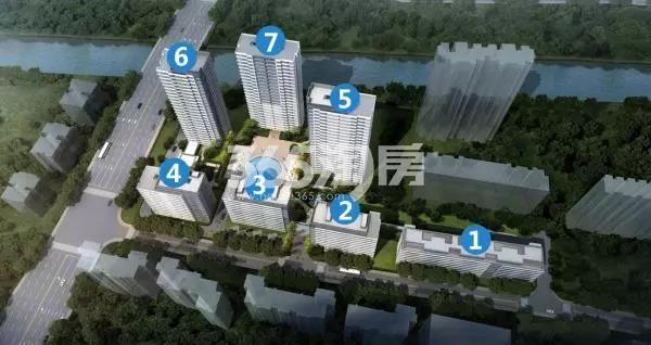 滨江中国铁建翠苑地块规划公示效果图