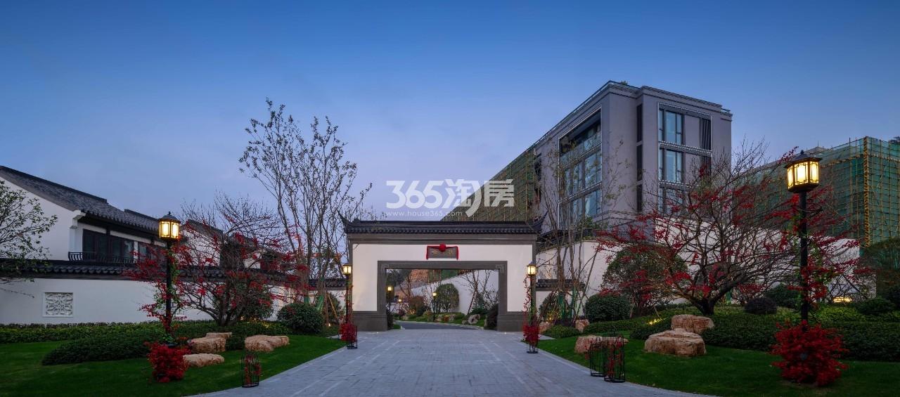 绿城曼陀花园示范区实景图（2019.11）