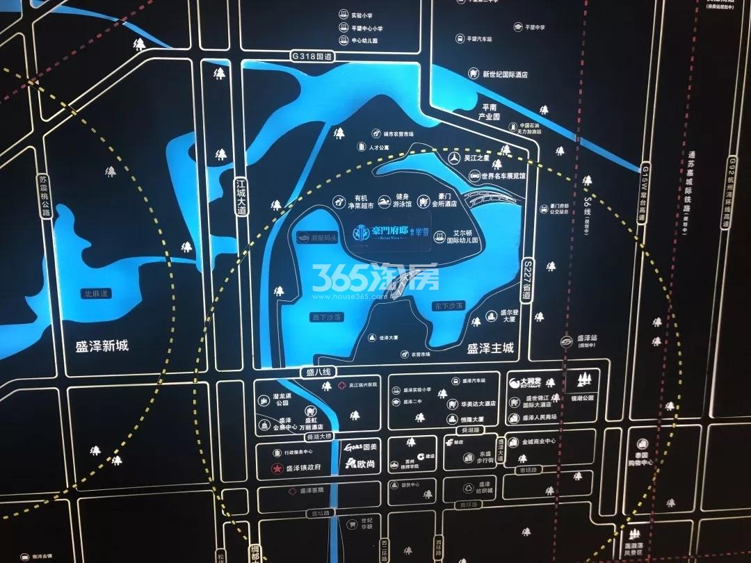 豪门府邸区位图