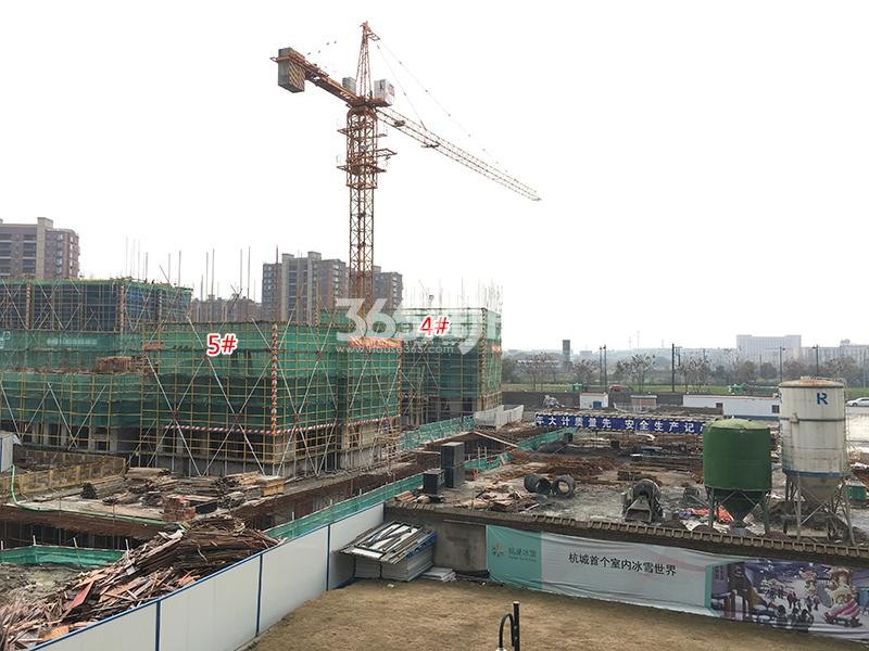 绿地艺尚府项目4、5号楼实景图（2019.1）