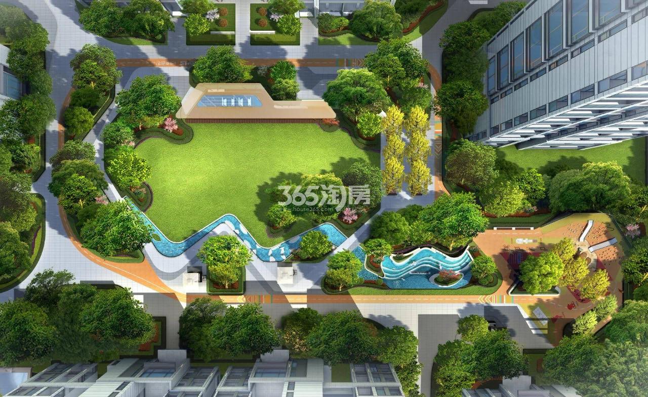 泰悦银座中央景观效果图