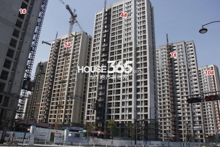 保亿风景晨园项目1、4、5、7、10号楼施工进程（2015.4）
