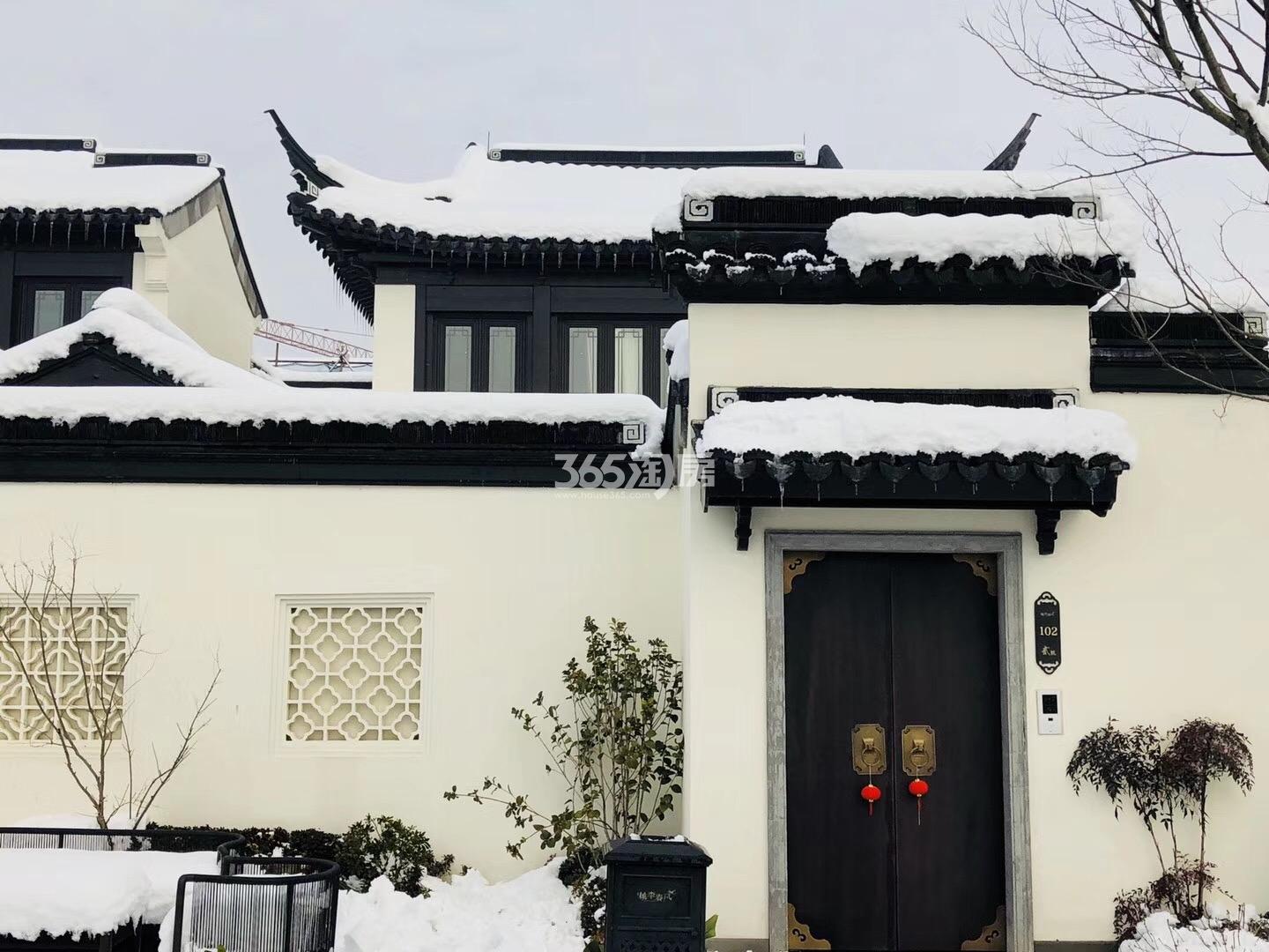 宝华桃李春风雪景实景图(1.25)_南京宝华桃李春风_南京新房网_365淘房