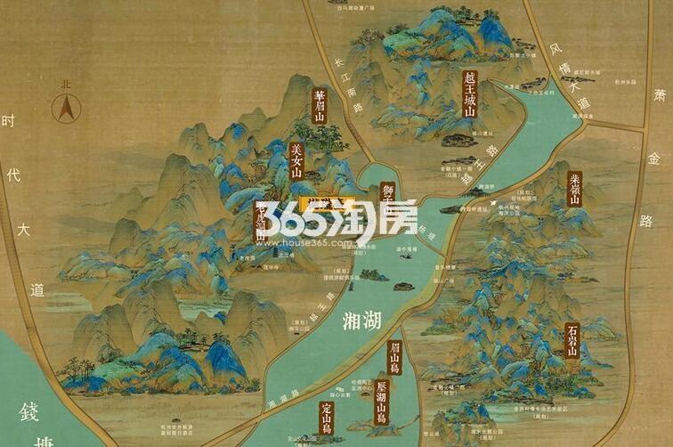 樾珑台交通图