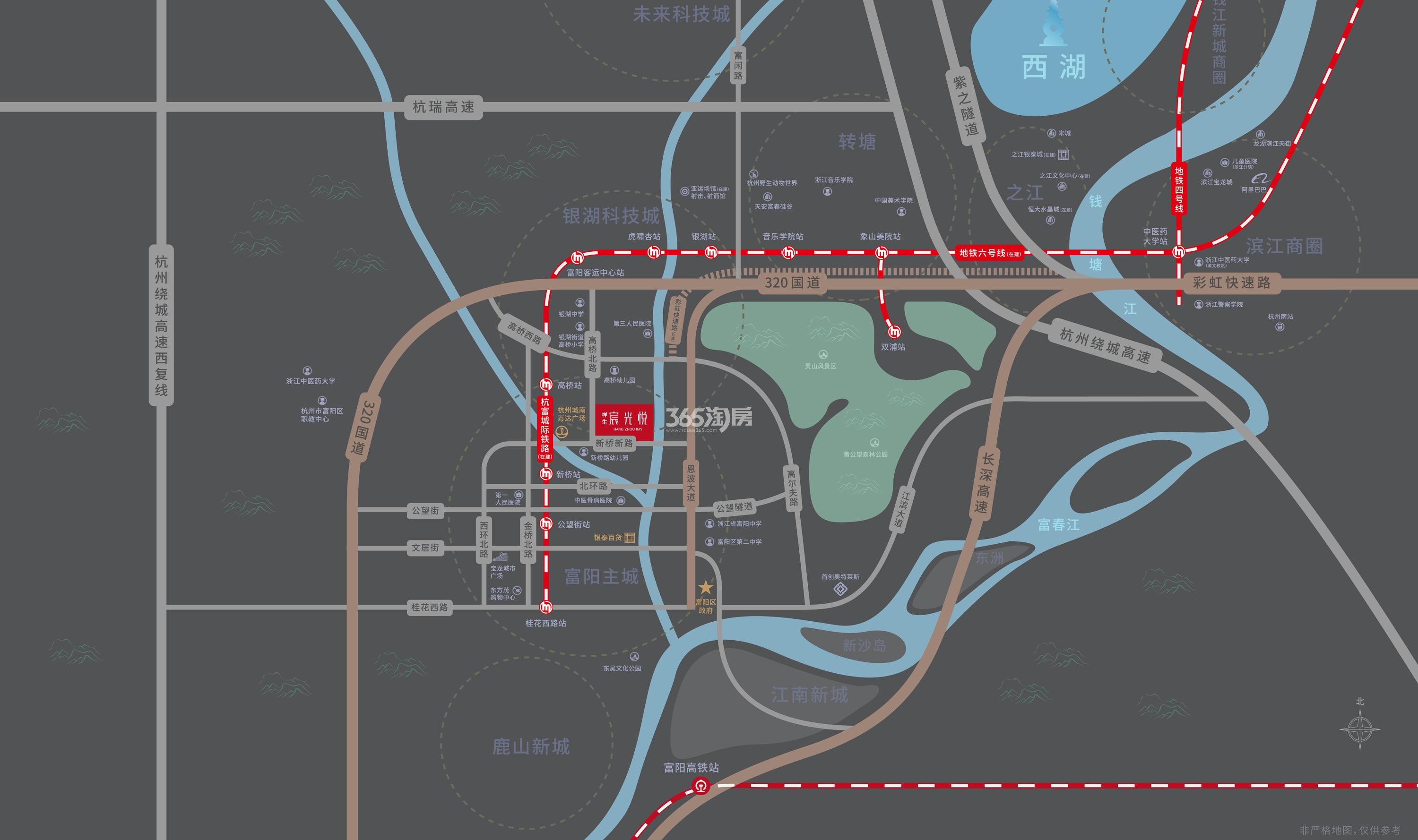 宸光悦公寓交通图