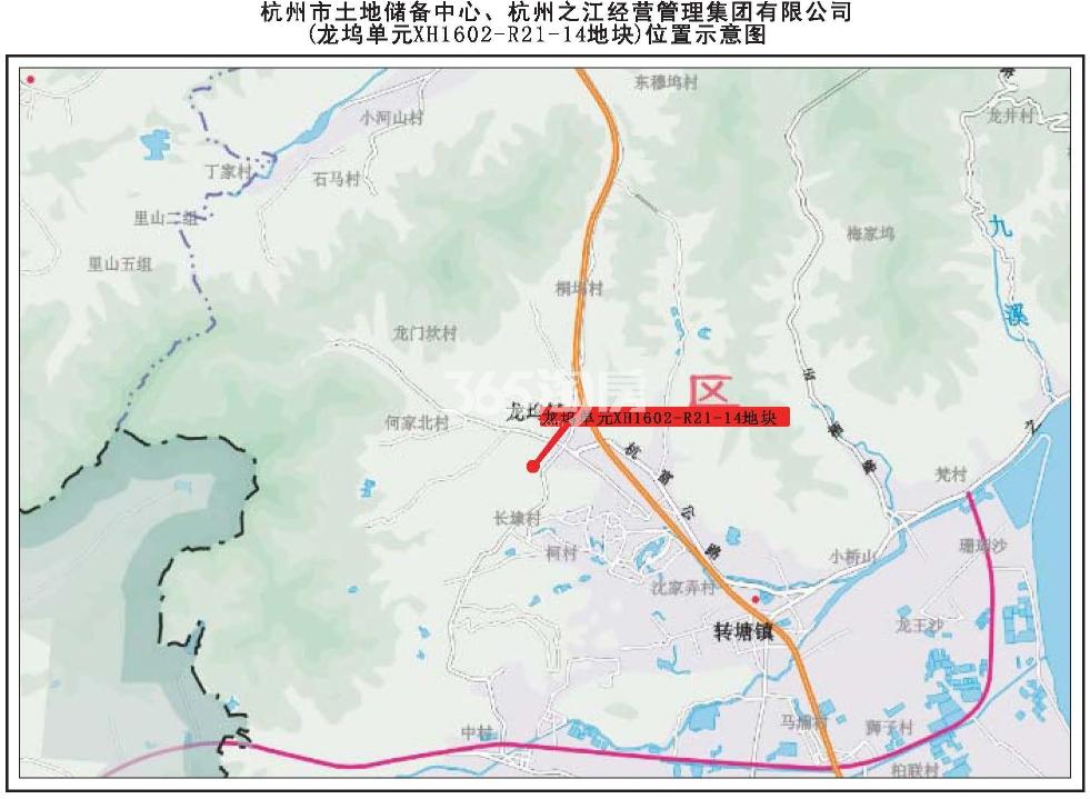 绿城龙坞宅地区位图