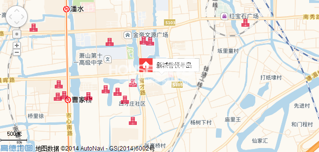 新城香悦半岛交通图