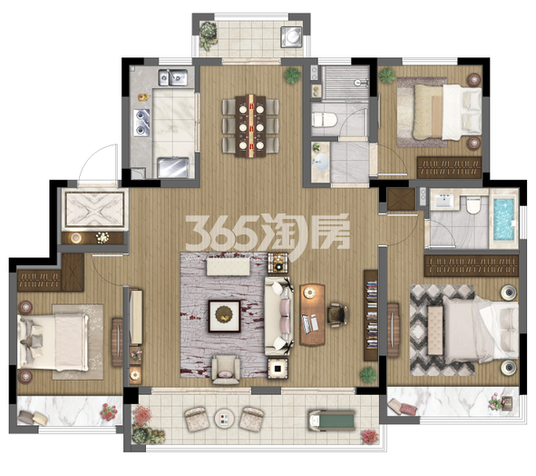 135㎡户型