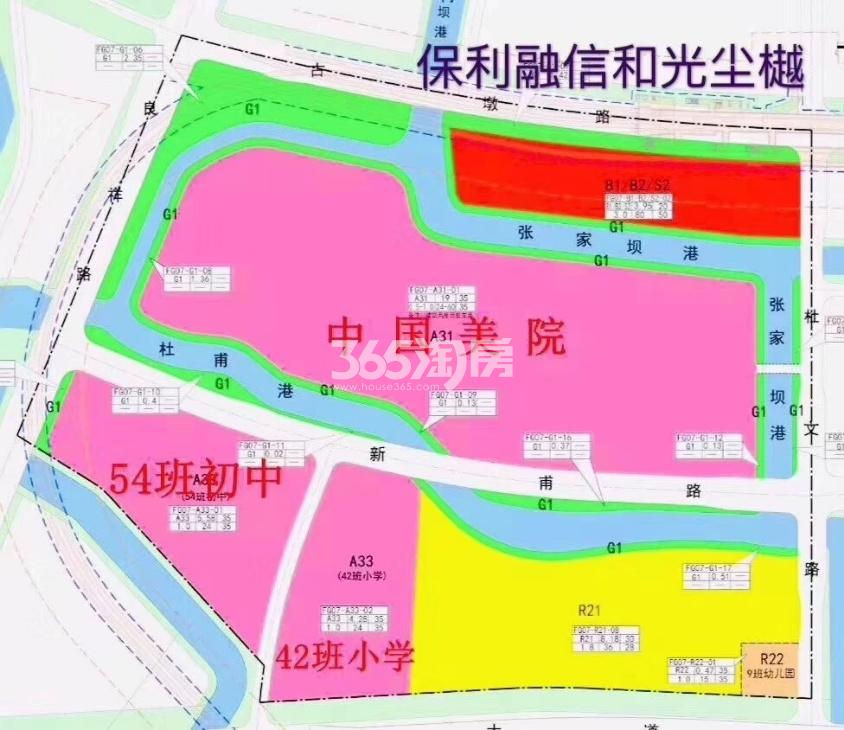 和光尘樾轩及周边配套位置