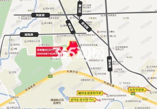 东方集团未来科技城地块交通区位图